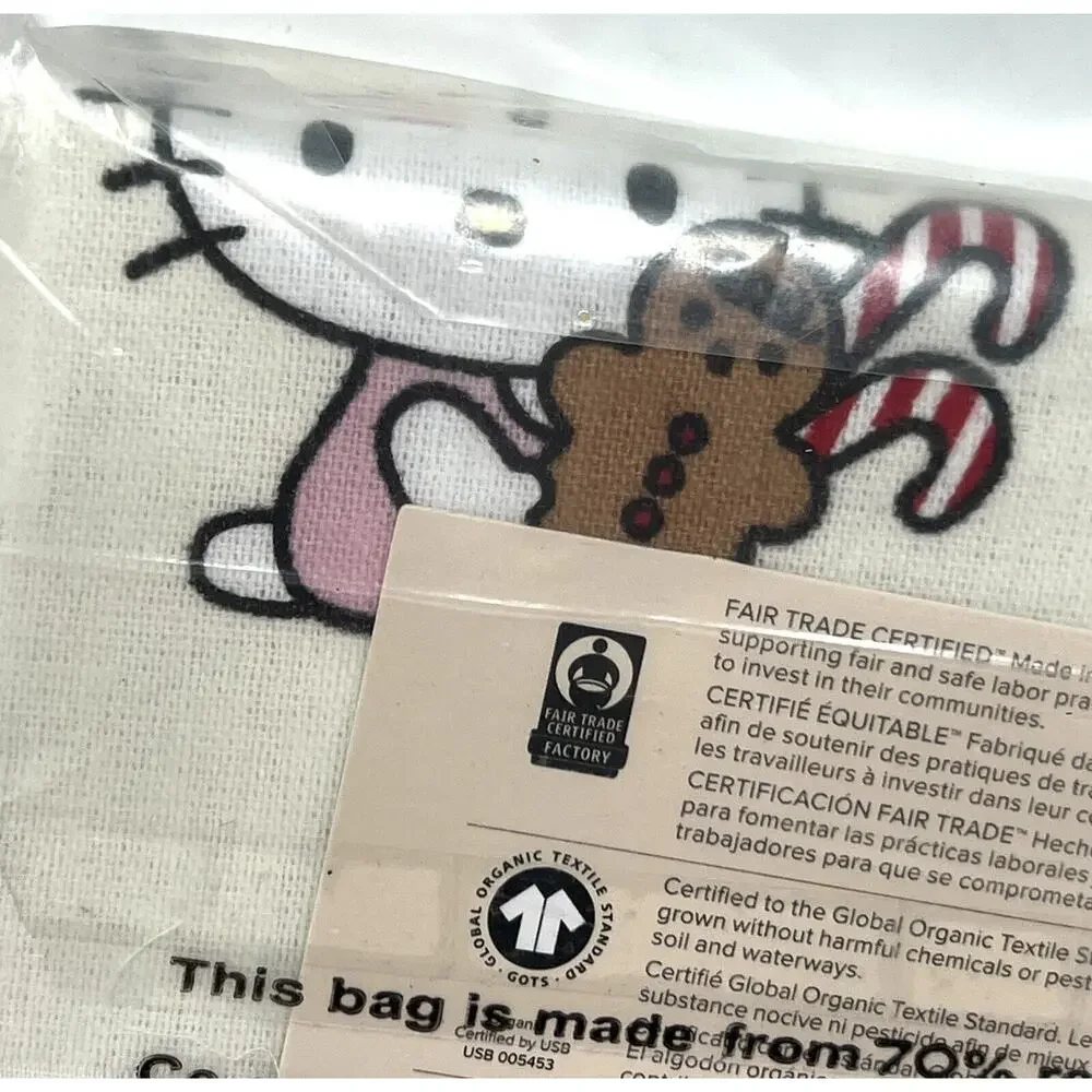 Pottery Barn Teen Hello Kitty Organic Flannel Christmas Sham STANDARD NWT